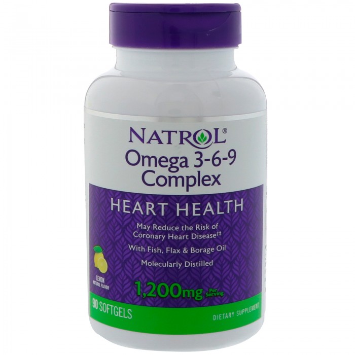 Natrol - Omega 3-6-9 Complex / 90 softgel